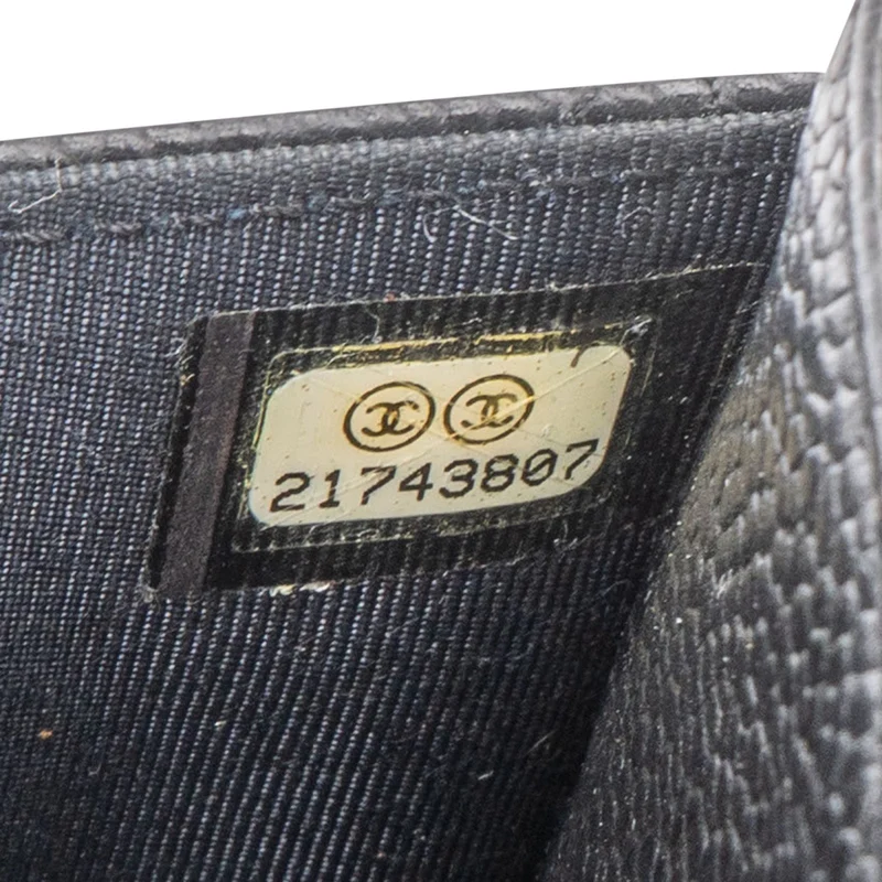 Chanel Quilted Caviar Leather Wallet On Chain Crossbody Bag