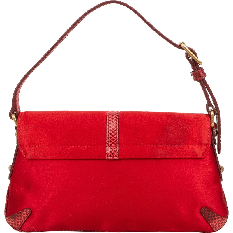 Gucci Satin Crystal GG Micro Flap Bag Handbag