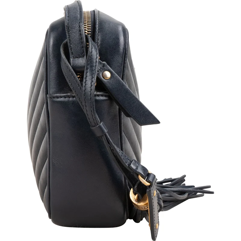 Saint Laurent Quilted Leather Lou Camera Crossbody Bag