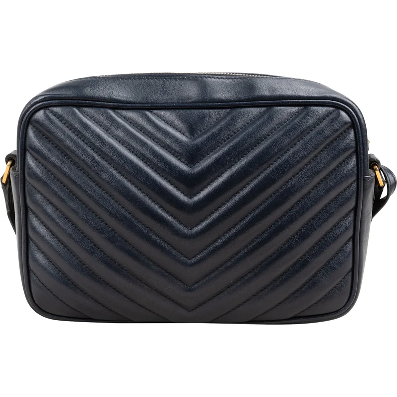 Saint Laurent Quilted Leather Lou Camera Crossbody Bag