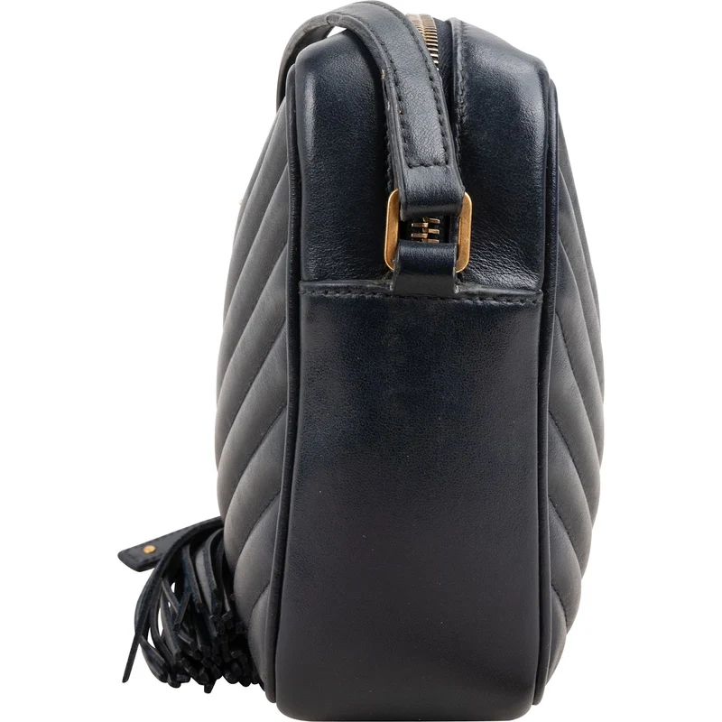 Saint Laurent Quilted Leather Lou Camera Crossbody Bag