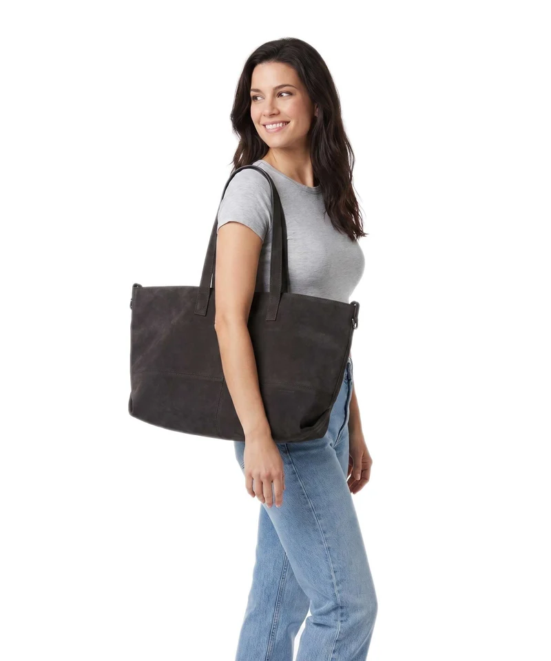 Liebeskind Ariel Hydro Suede Shopper deep soil