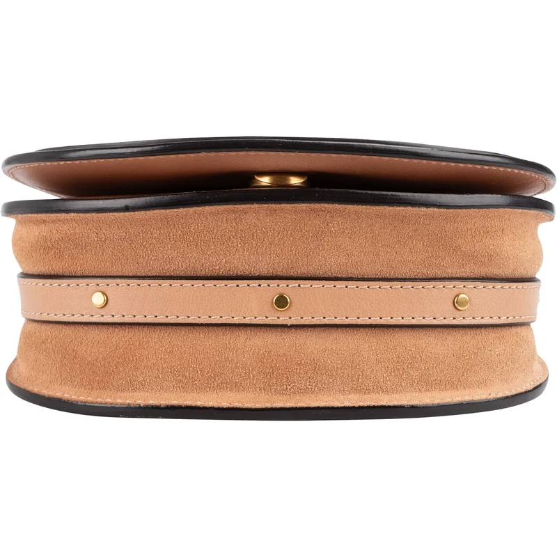 Chloé Calfskin Leather Small Nile Crossbody Bag