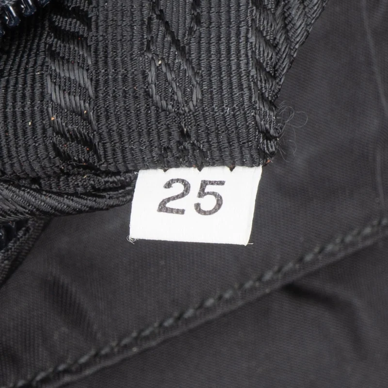 Prada Nero Tessuto Plastic Chain Shoulder Bag