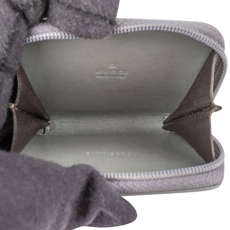 Gucci Monogram GG Canvas Zip Around Coin Wallet
