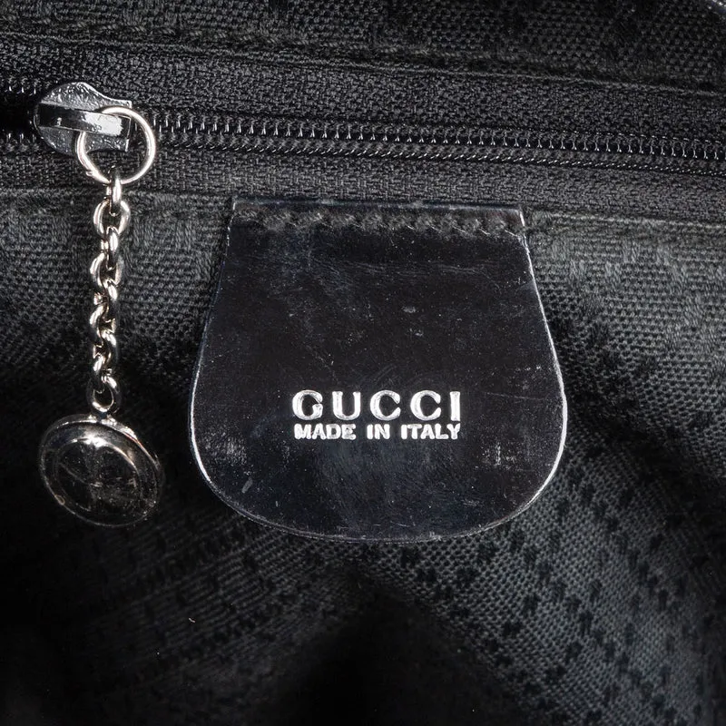 Gucci Bamboo Black Tote Handbag