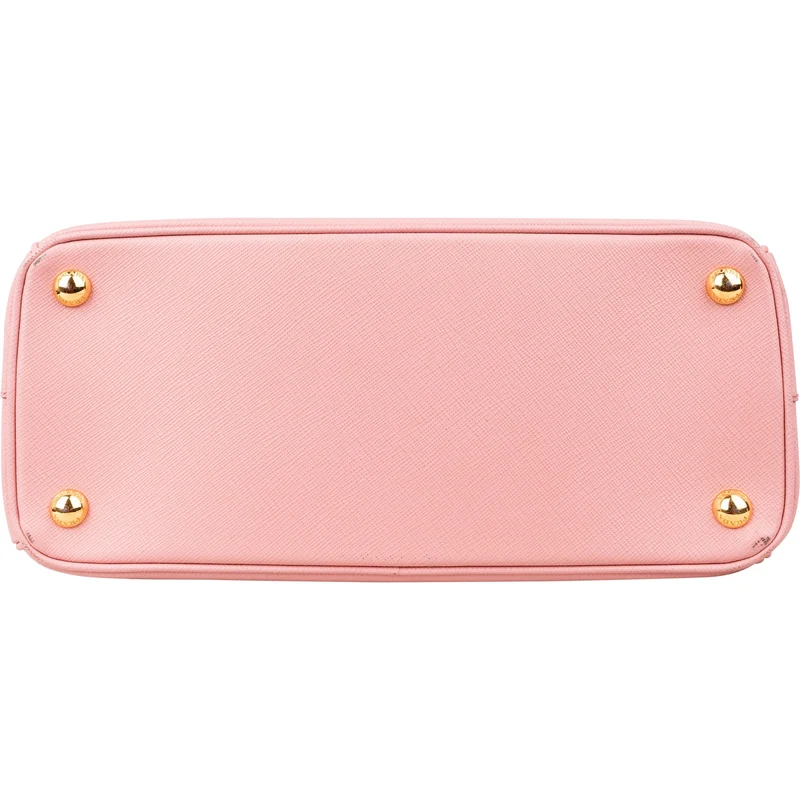 Prada Pink Saffiano Leather Galleria Handbag