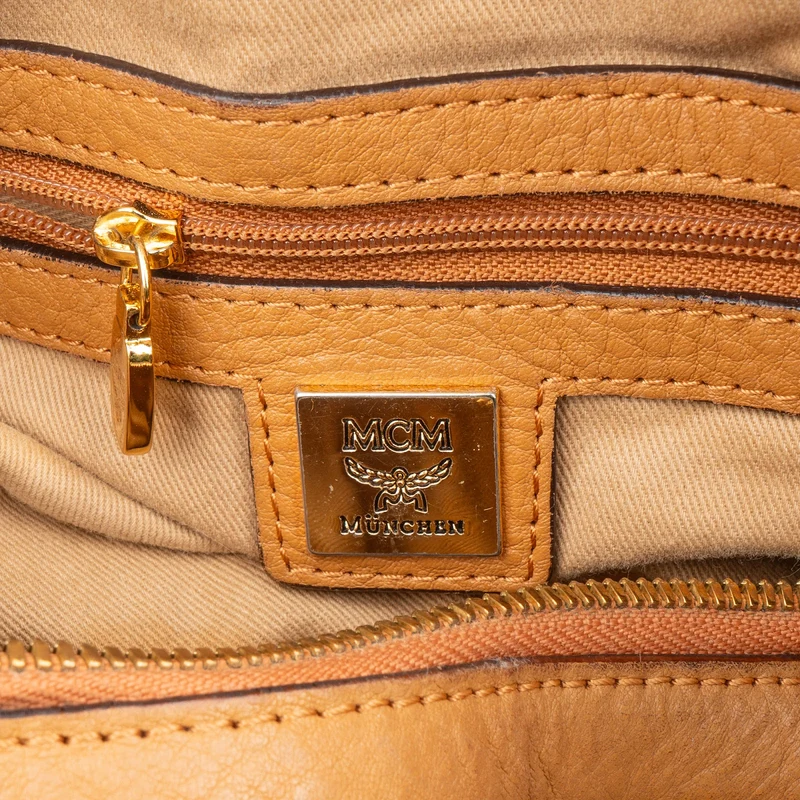 MCM Monogram Visetos Hobo Shoulder Bag