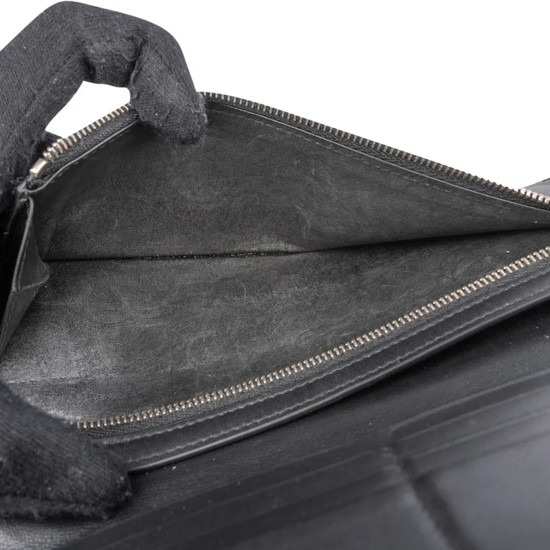 Balenciaga Leather Passport Holder Wallet