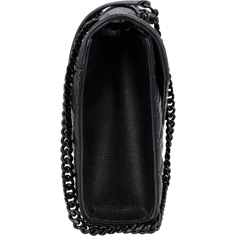 Saint Laurent Grain de Poudre Leather Medium Envelope Crossbody Bag