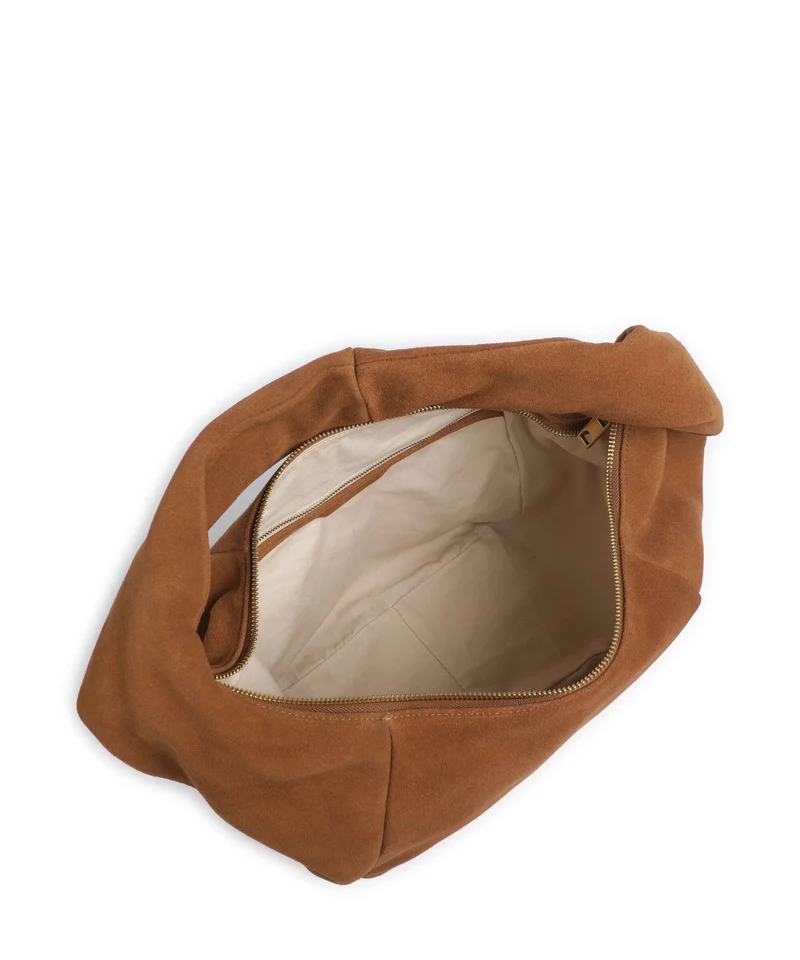 Liebeskind Farrah II Hydro Suede M Beuteltasche brown