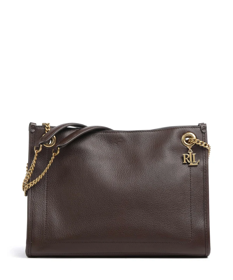 Lauren Ralph Lauren Bradley Medium Schultertasche chestnut brown