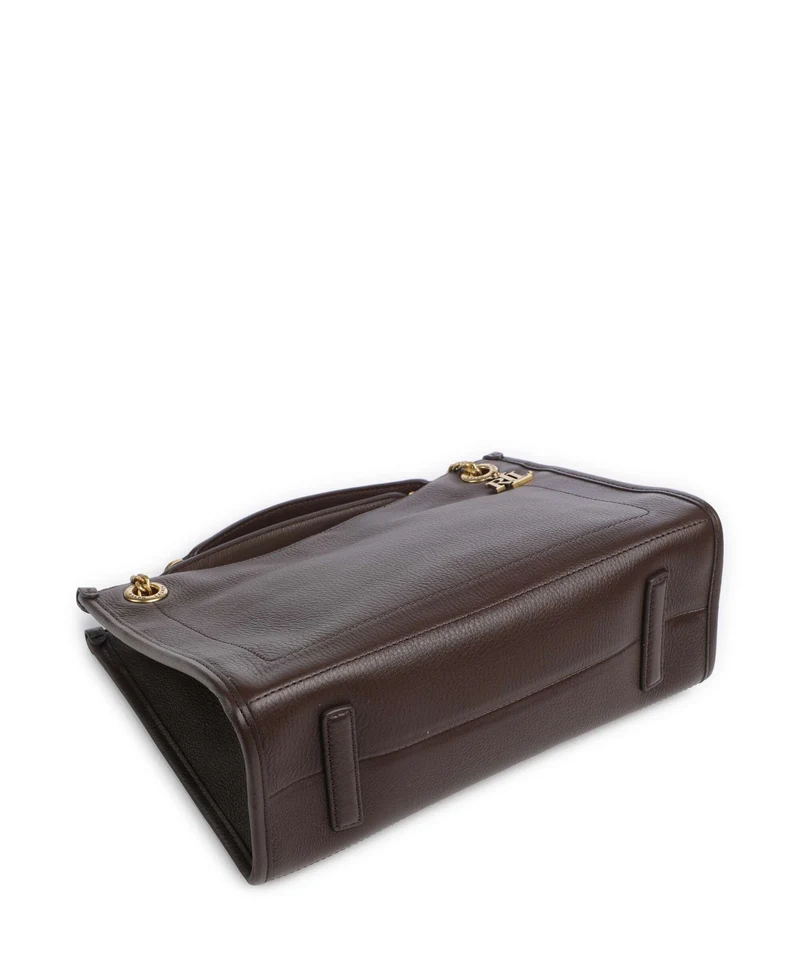 Lauren Ralph Lauren Bradley Medium Schultertasche chestnut brown