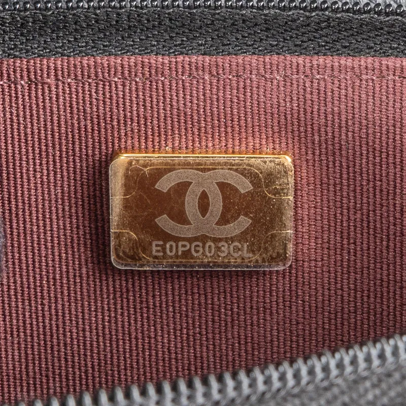 Chanel Quilted Caviar Leather Wallet On Chain Crossbody Bag