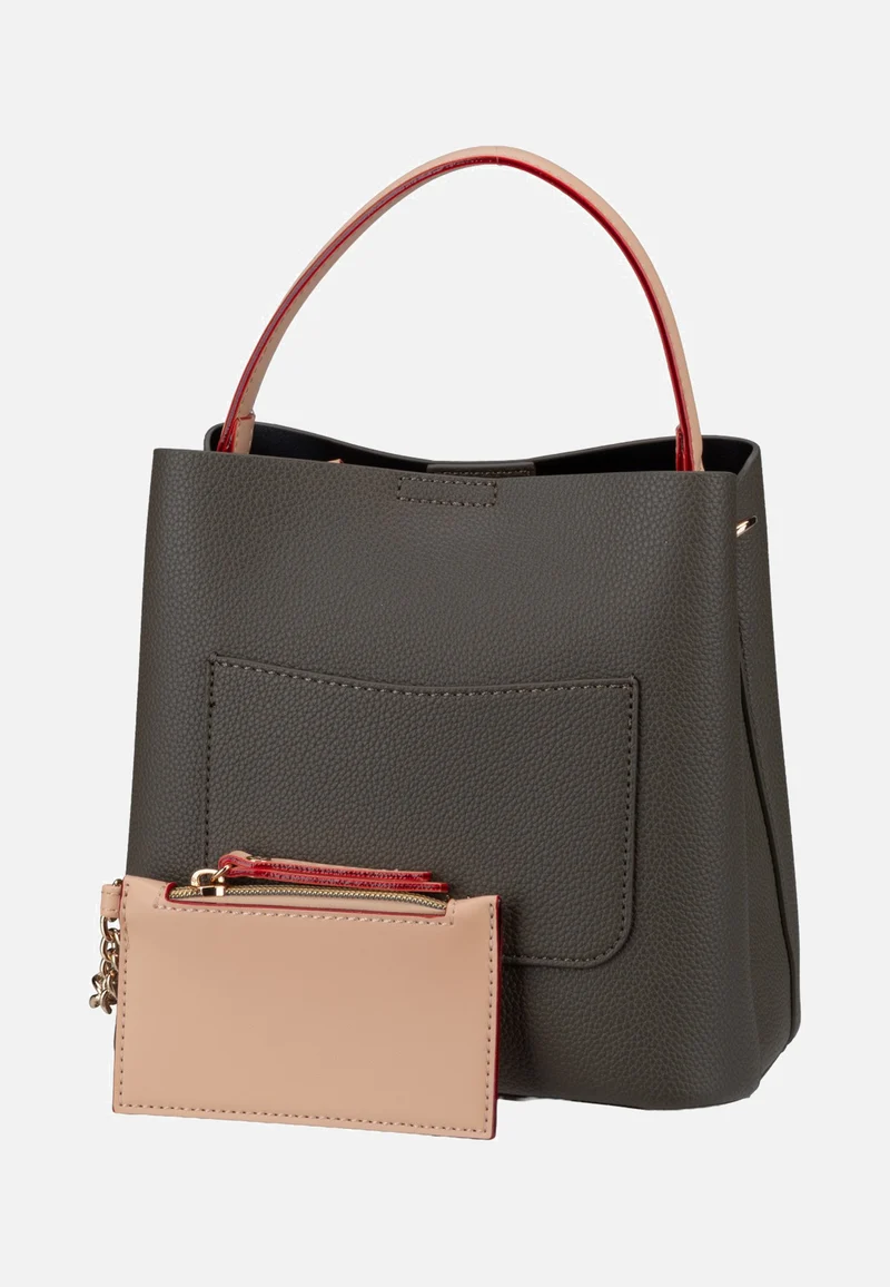 Ella Top Handle Bag Olive - Satchel