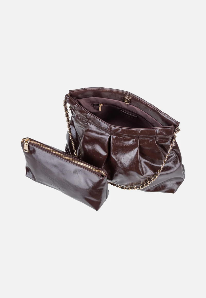 Loimaa Shoulderbag Dark Brown - Schultertasche