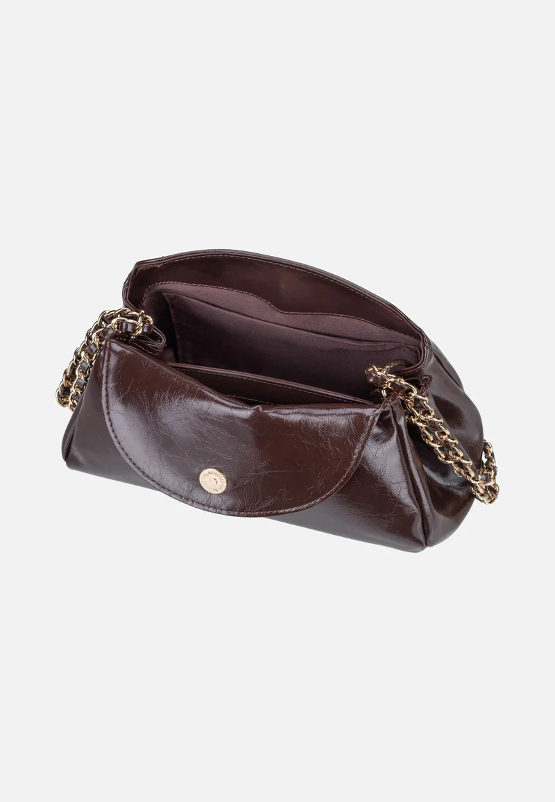 Loimaa Handbag Dark Brown - Schultertasche