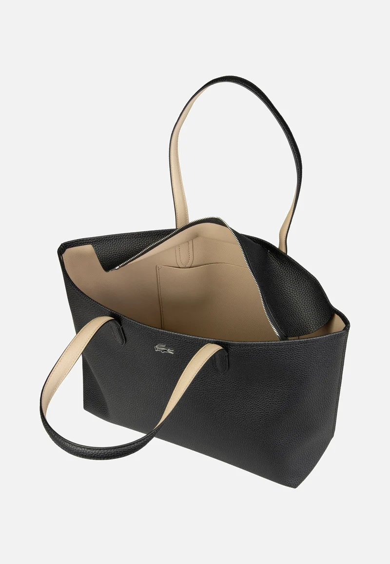 Anna Zipped Shopping NF4823AA Noir Krema - Shopper