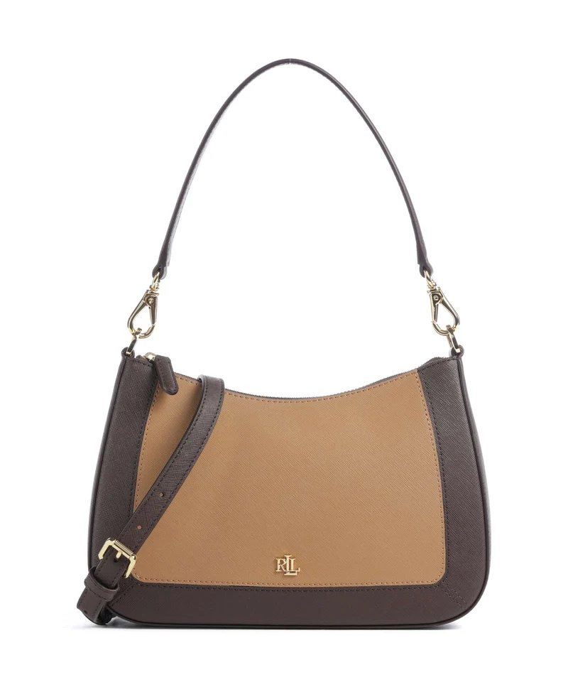 Lauren Ralph Lauren Danni 26 Schultertasche camel/chestnut brown