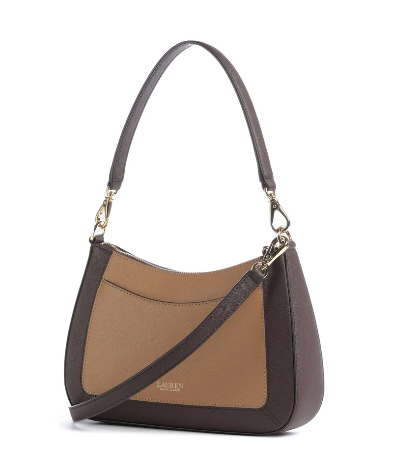 Lauren Ralph Lauren Danni 26 Schultertasche camel/chestnut brown