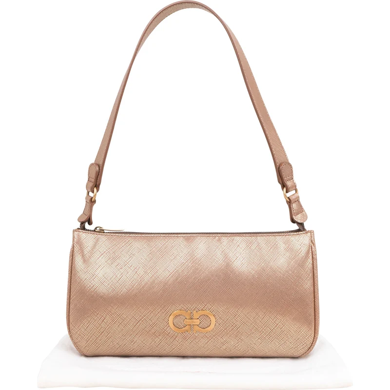 Salvatore Ferragamo Gancini Baguette Handbag
