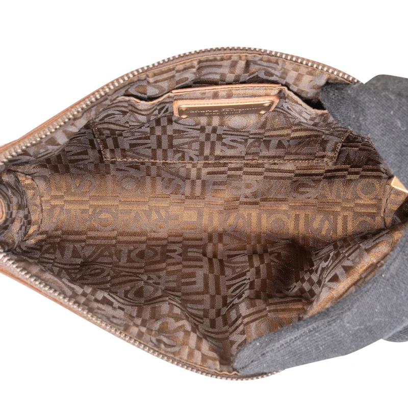 Salvatore Ferragamo Gancini Baguette Handbag