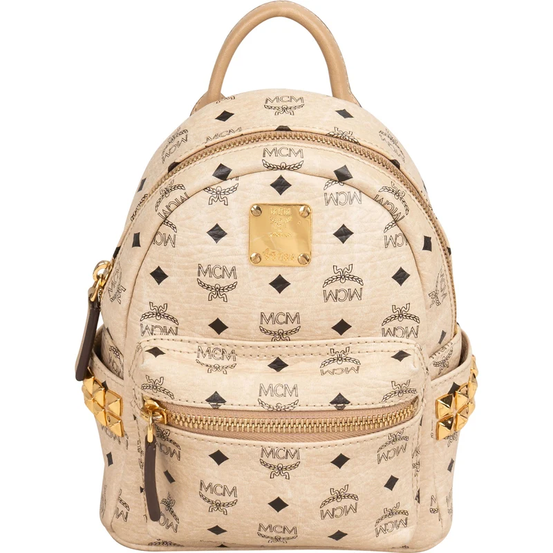 MCM Monogram Visetos Stark Mini Backpack