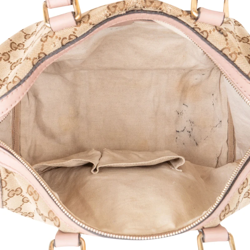 Gucci Monogram GG Canvas Joy Boston Handbag