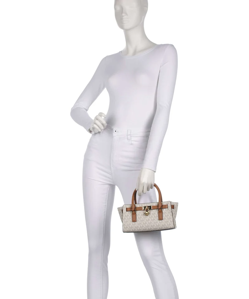 Michael Kors Hamilton Moderne XS Handtasche vanilla/acorn