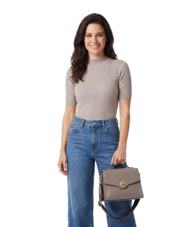 The Bridge Irene Handtasche greige