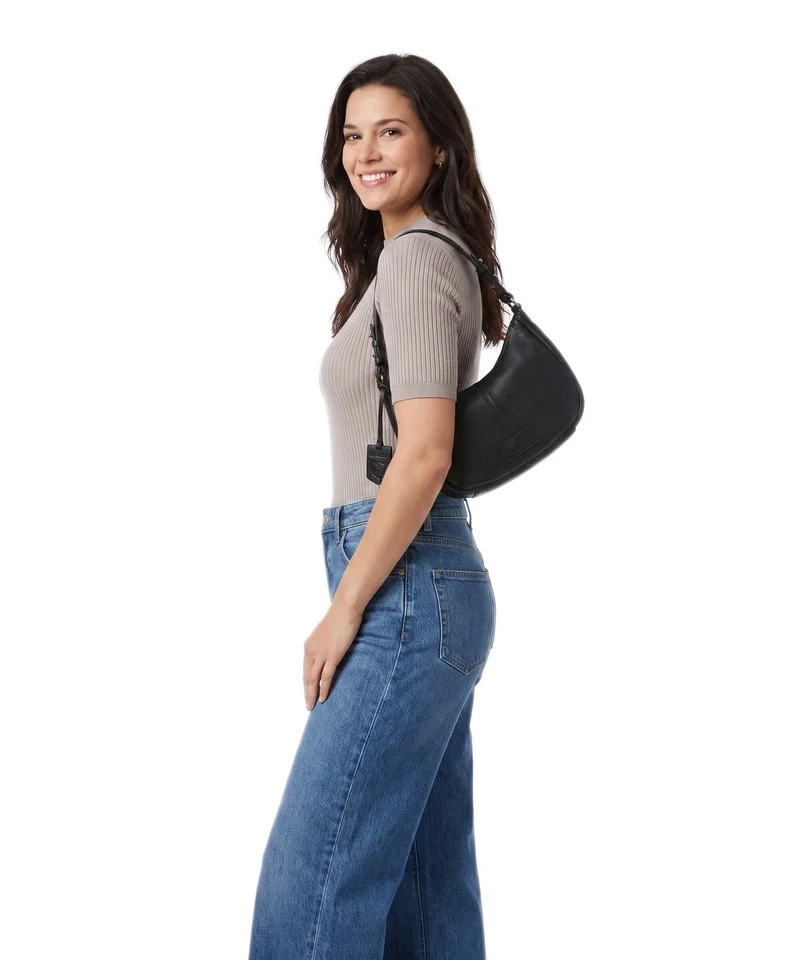 Burkely Soft Skylar Beuteltasche black