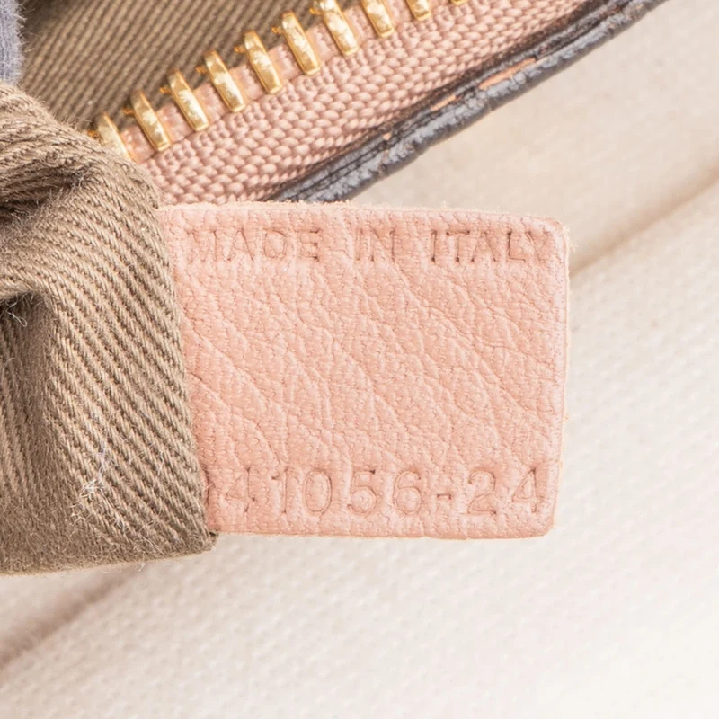 Chloé Pink Grained Calfskin Marcie Handbag