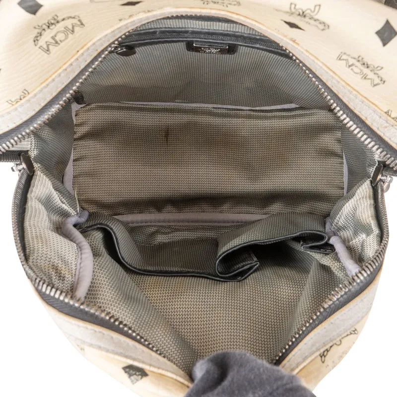 MCM Monogram Visetos Stark Side Studs Small Backpack