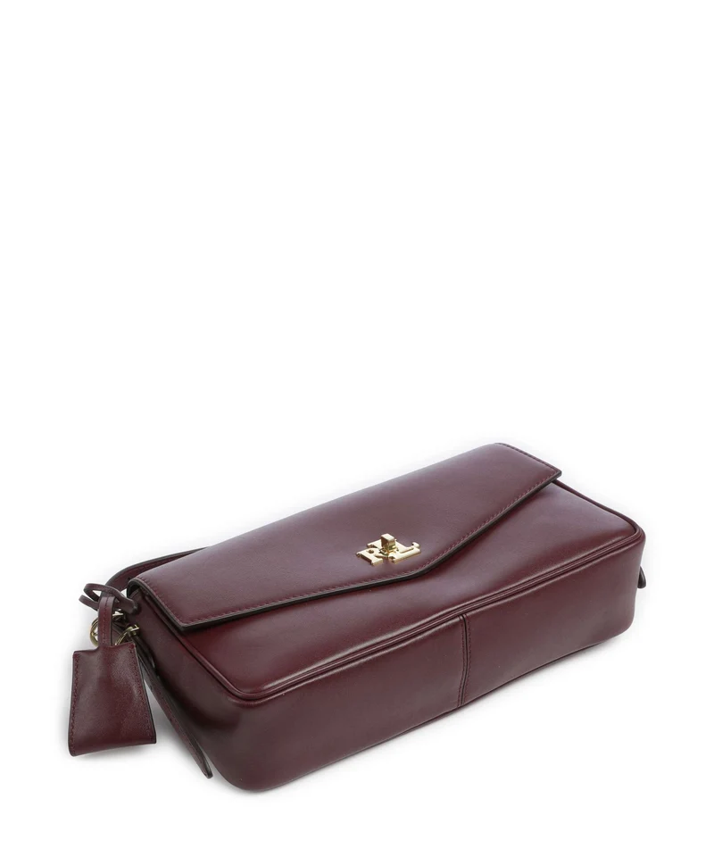 Lauren Ralph Lauren Farrah Medium Schultertasche dark garnet