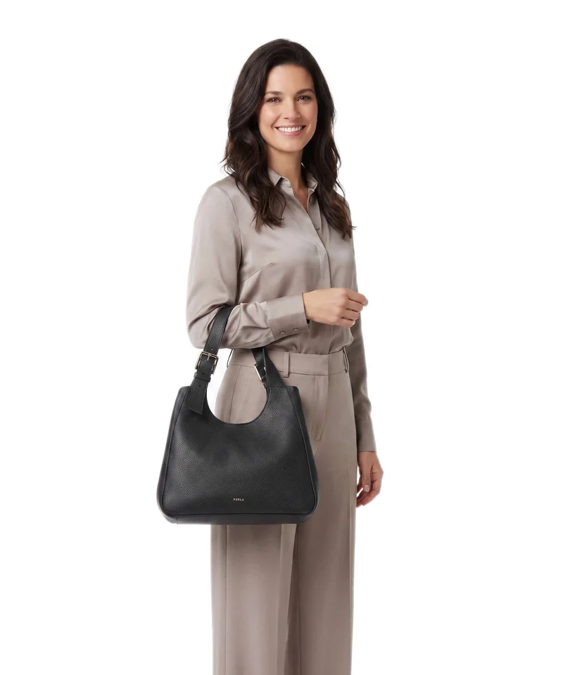 Furla Dora M Shopper nero