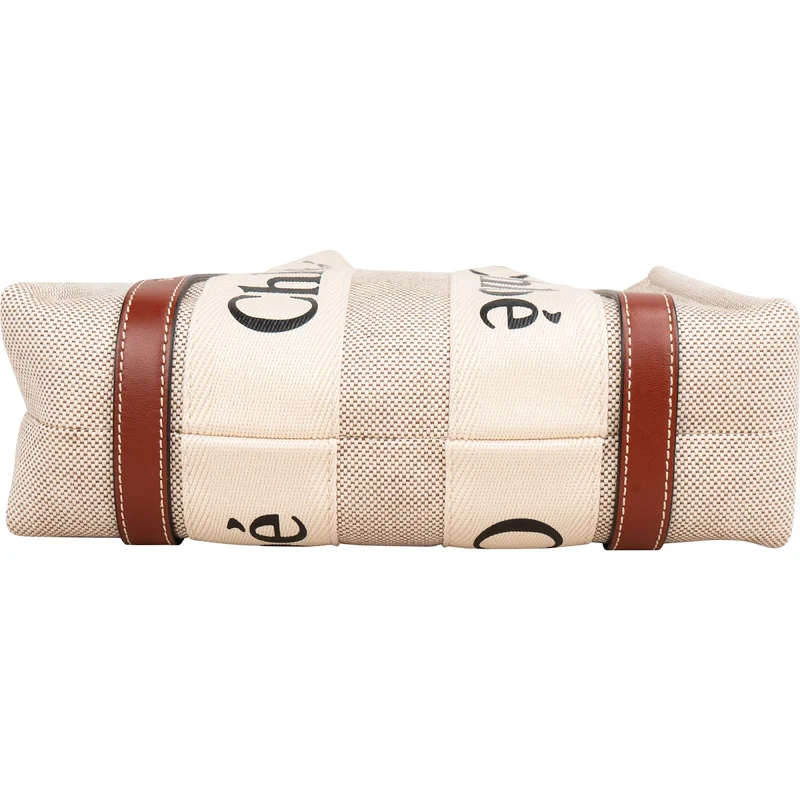 Chloé Canvas Small Woody Tote Handbag