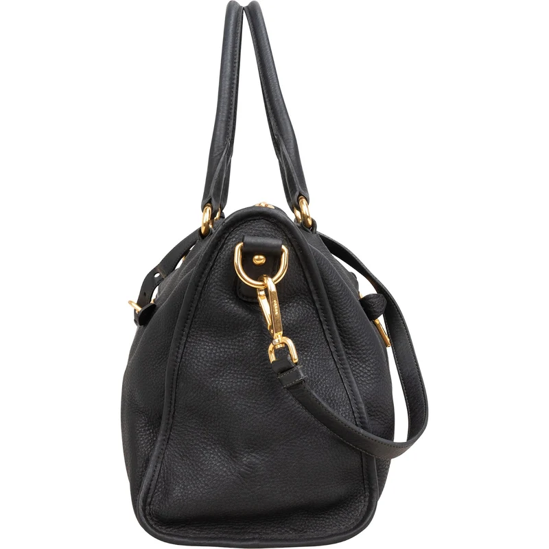 Prada Vitello Daino Leather Tote Handbag