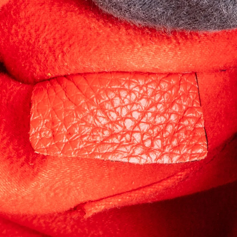 Céline Red Grained Calfskin Nano Luggage Handbag