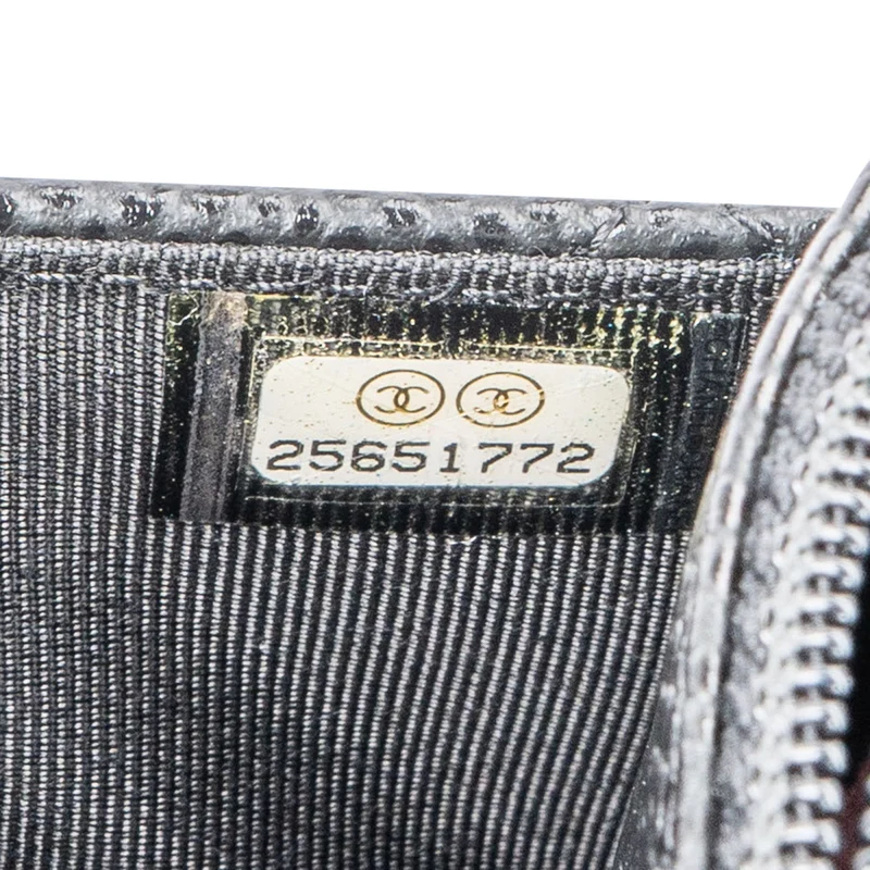 Chanel Quilted Caviar Leather Classic Wallet On Chain Crossbody Bag