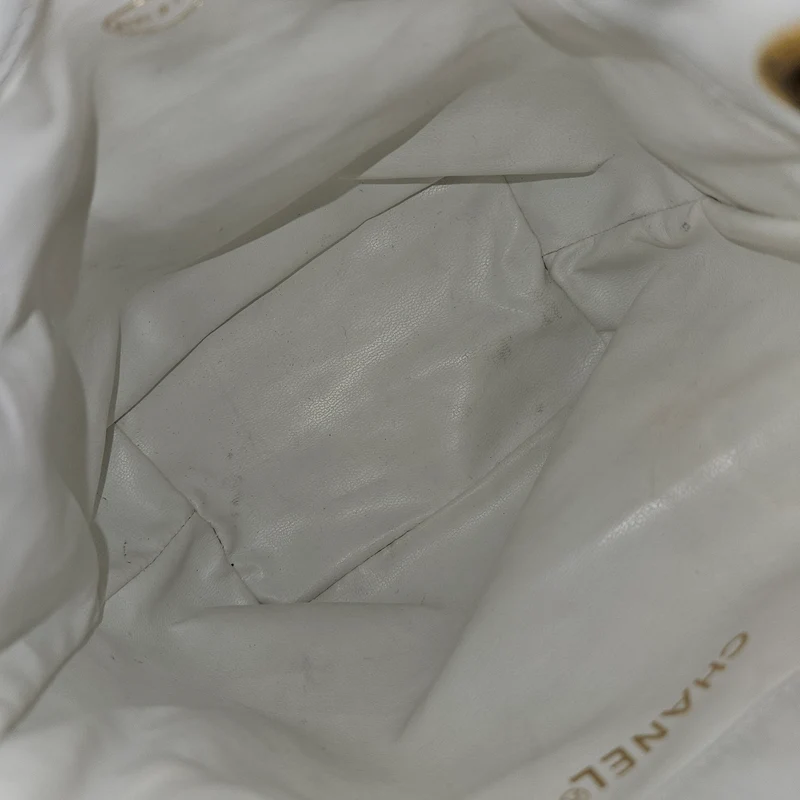 Chanel Lambskin CC Drawstring Bucket Crossbody Bag