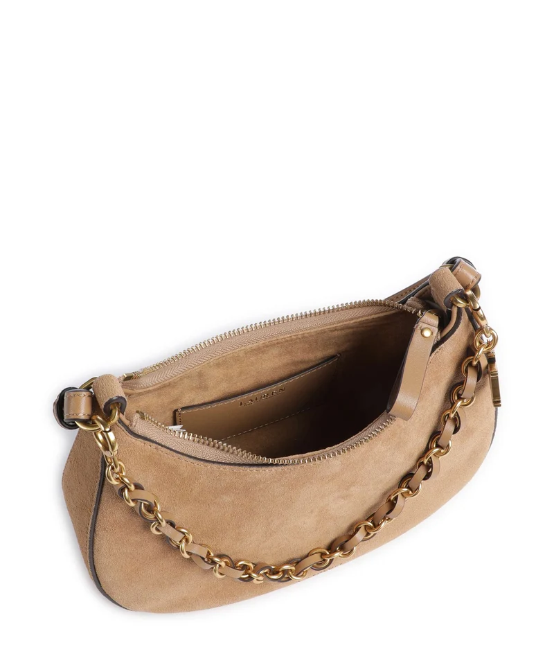 Lauren Ralph Lauren Marcy Medium Schultertasche camel