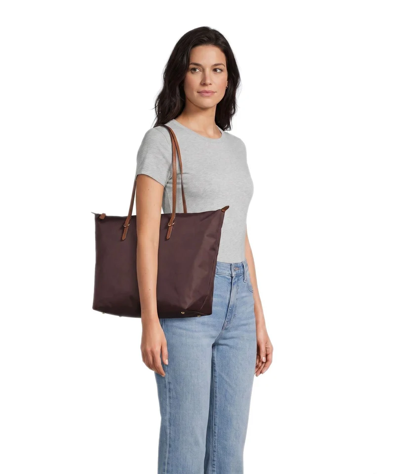 Lauren Ralph Lauren Keaton 31 Shopper dark garnet/lauren tan