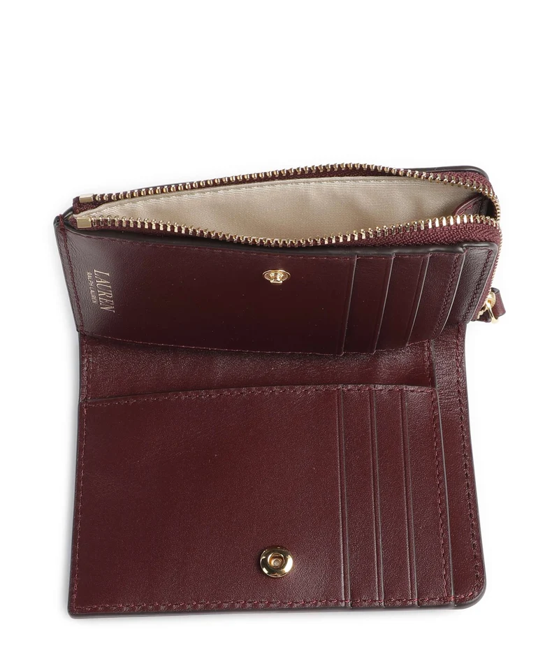 Lauren Ralph Lauren Small Kreditkartenetui dark garnet