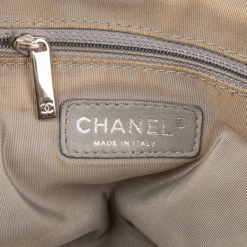 Chanel Crinkled Leather Braided Bowler Shoulder Bag