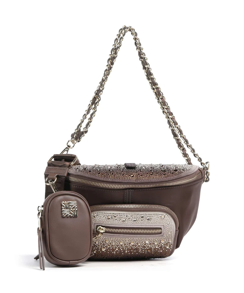 Steve Madden BMAXIMA-S Schultertasche chocolate/gold
