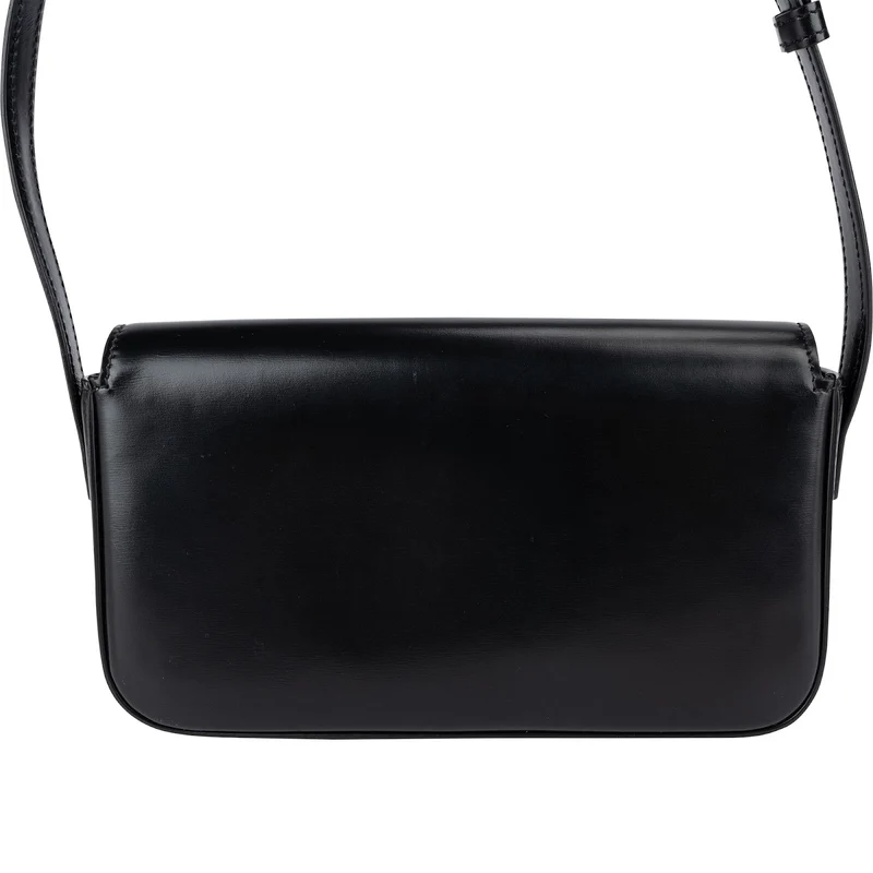 Celine Shiny Smooth Calfskin Teen Triomphe Small Shoulder Bag