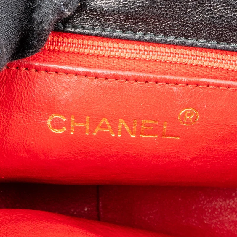 Chanel Quilted Jersey Single Flap Pouch Accessoires Shoulder Bag