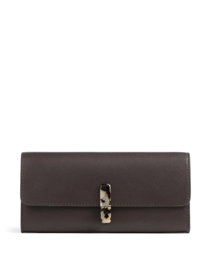 Furla Iride Continental Geldbörse cioccolato
