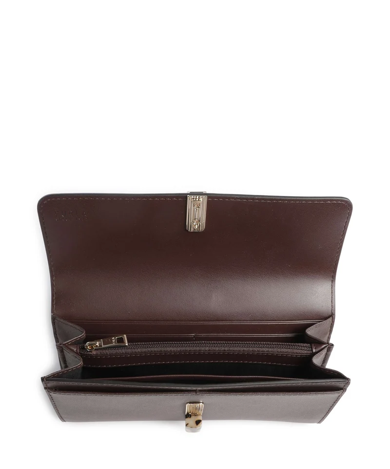 Furla Iride Continental Geldbörse cioccolato