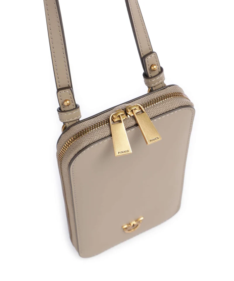 Pinko Handytasche grigio talpa/antique gold